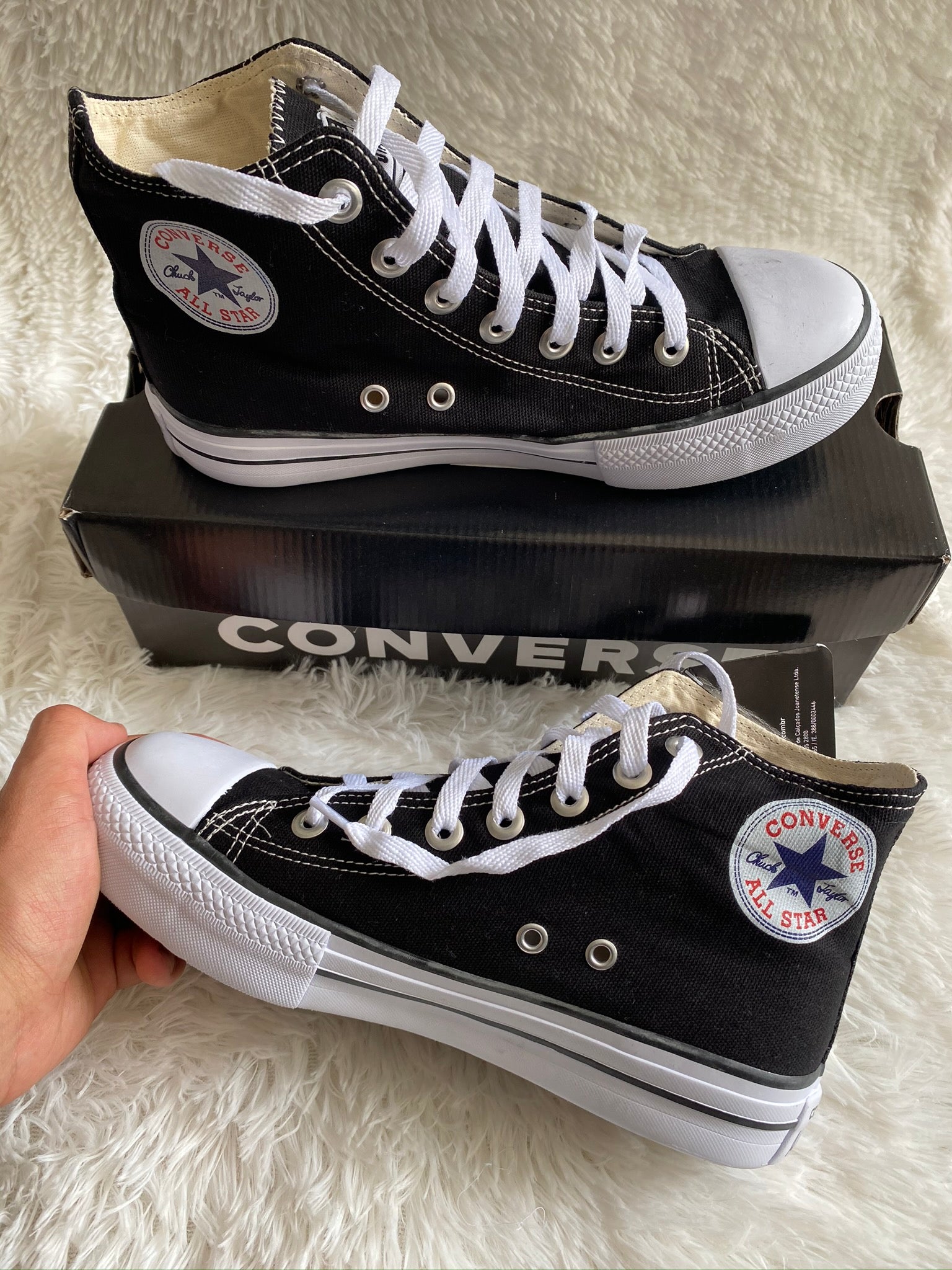 Fashion converse noir haute e