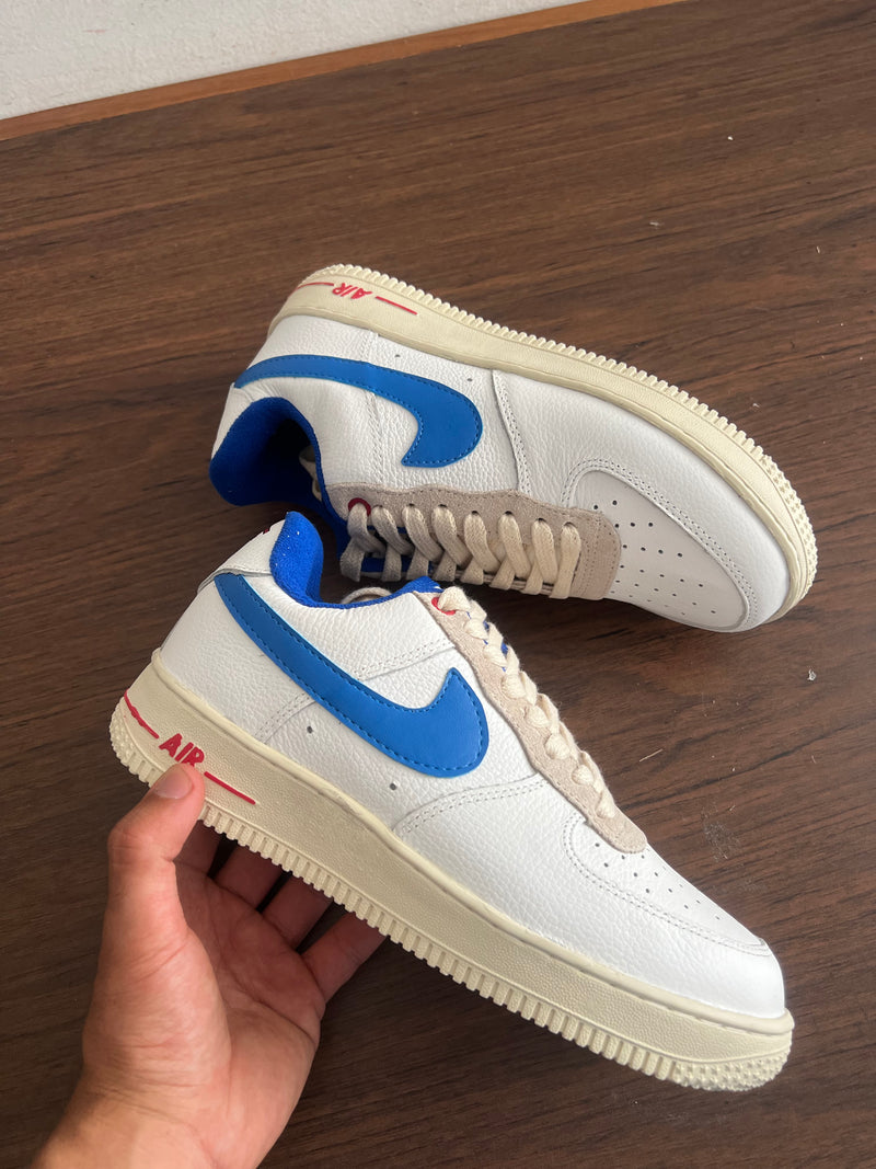 AF1 Branco Azul Force GS