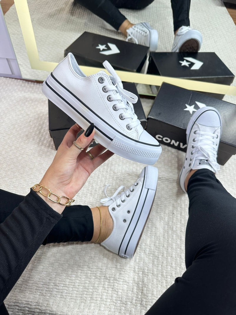 Converse All Star Bco Plataforma 34 ao 39