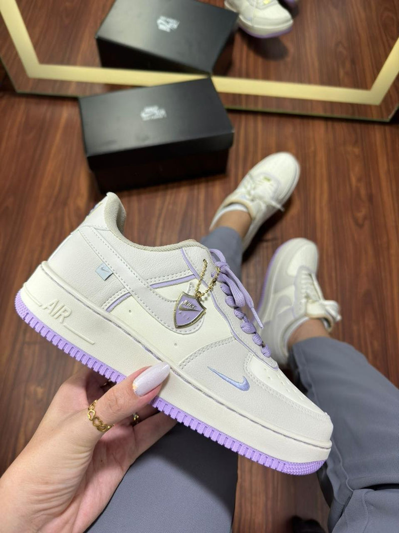 AF1 Novo Branco Lilas GS 1 Colors 34 ao 39