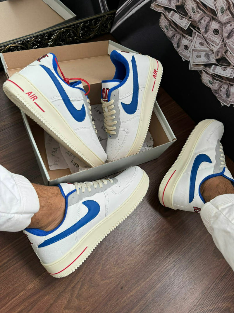 AF1 Branco Azul Force GS