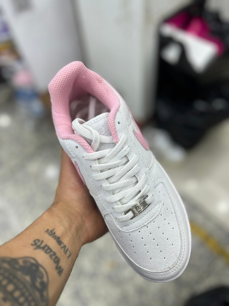 Air force novo branco e rosa claro