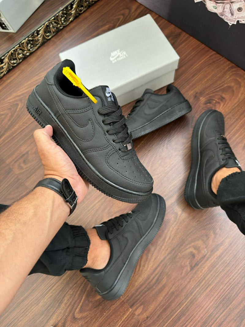 Air Force Preto Couro Sint