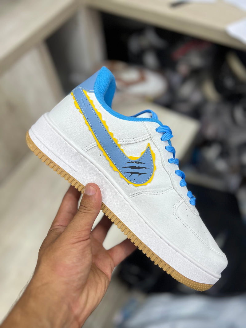 AF1 Memphs Branco Azul GS