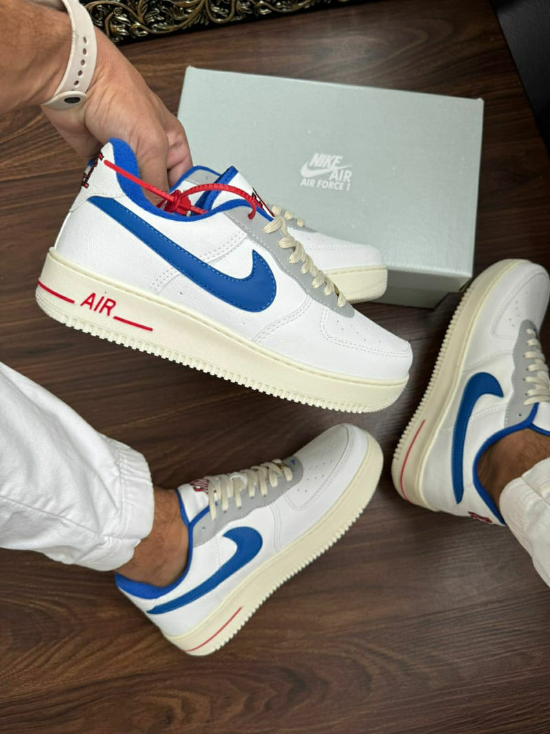 AF1 Branco Azul Force GS