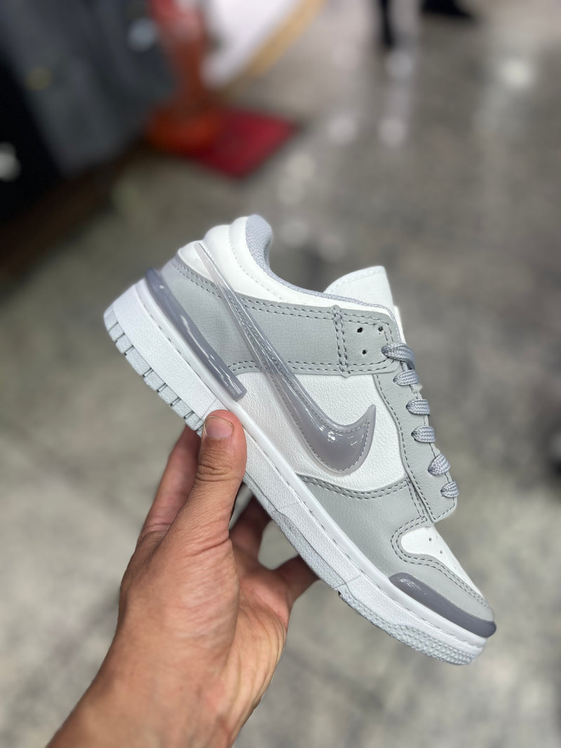 Dunk Swoosh Cinza 34 ao 39 Fotos Reais