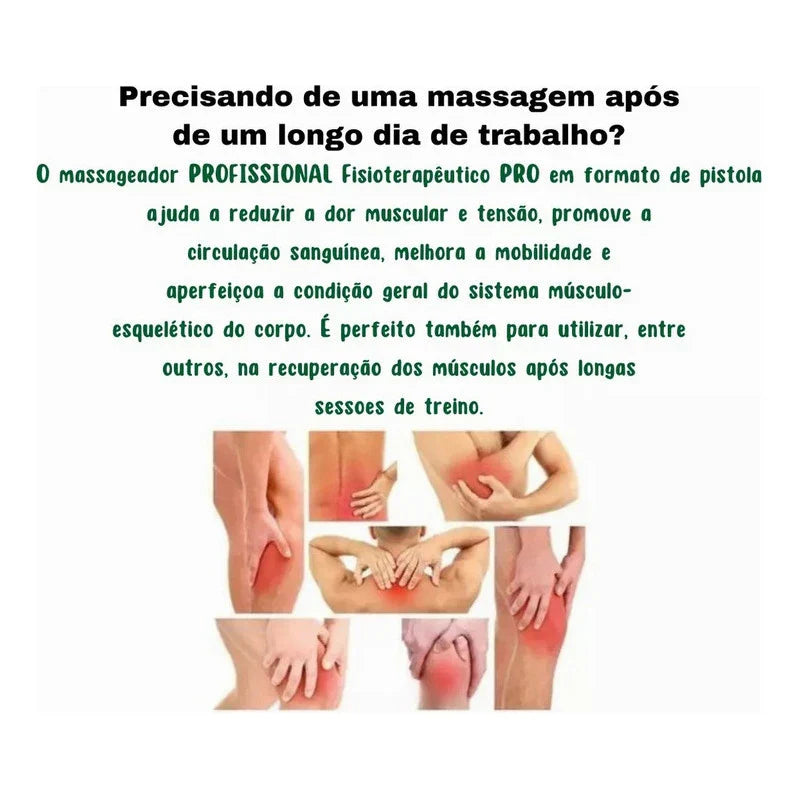 Pistola Massageadora Muscular - FRETE GRÁTIS