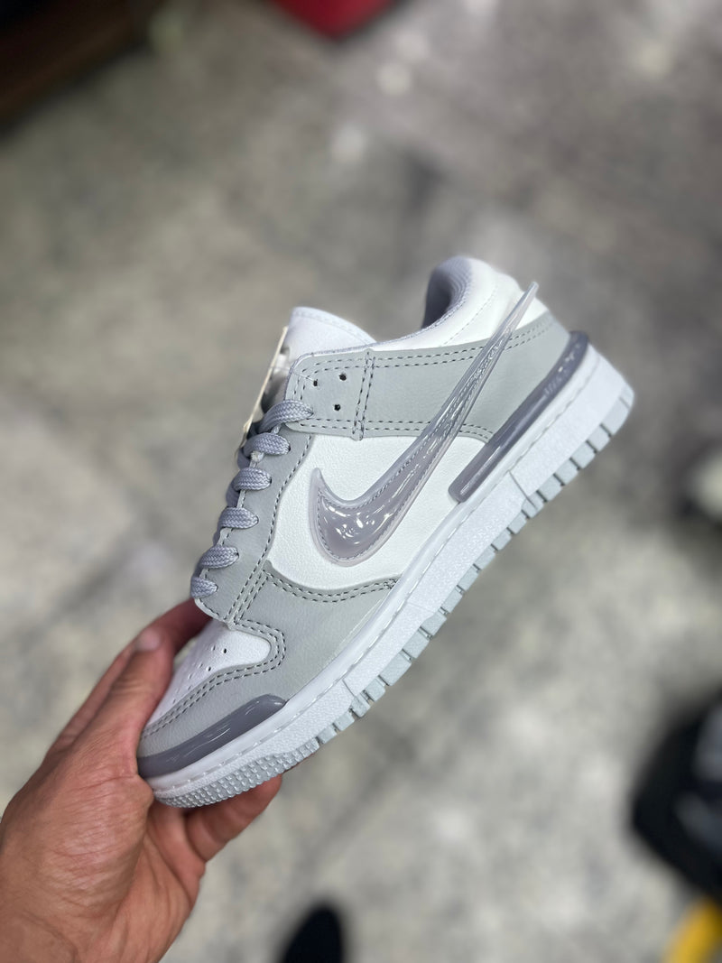 Dunk Swoosh Cinza 34 ao 39 Fotos Reais