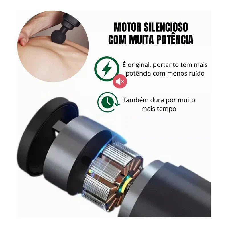 Pistola Massageadora Muscular - FRETE GRÁTIS