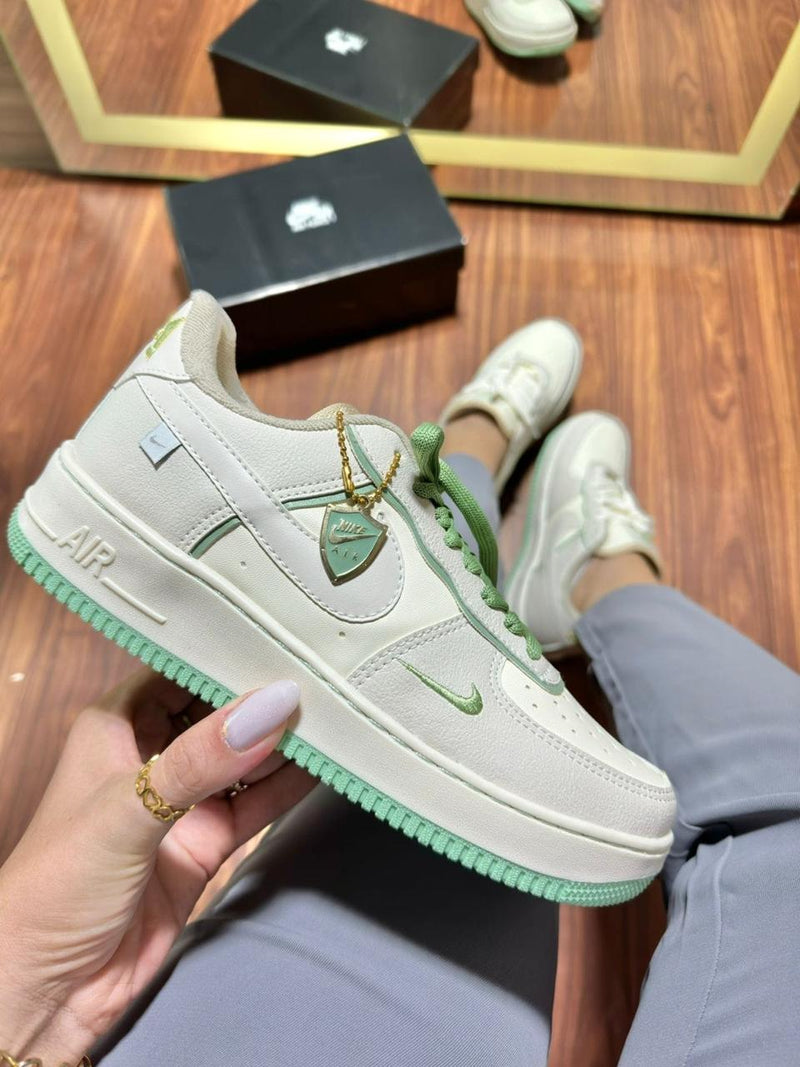 AF1 Novo Branco Verde GS 1 Colors 34 ao 39