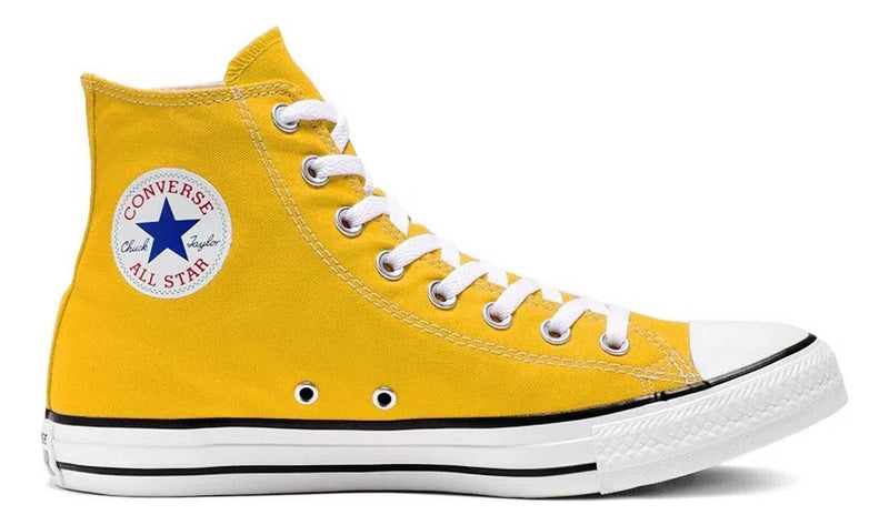 Converse All Star 25 ao 39 Amarelo Cano Alto