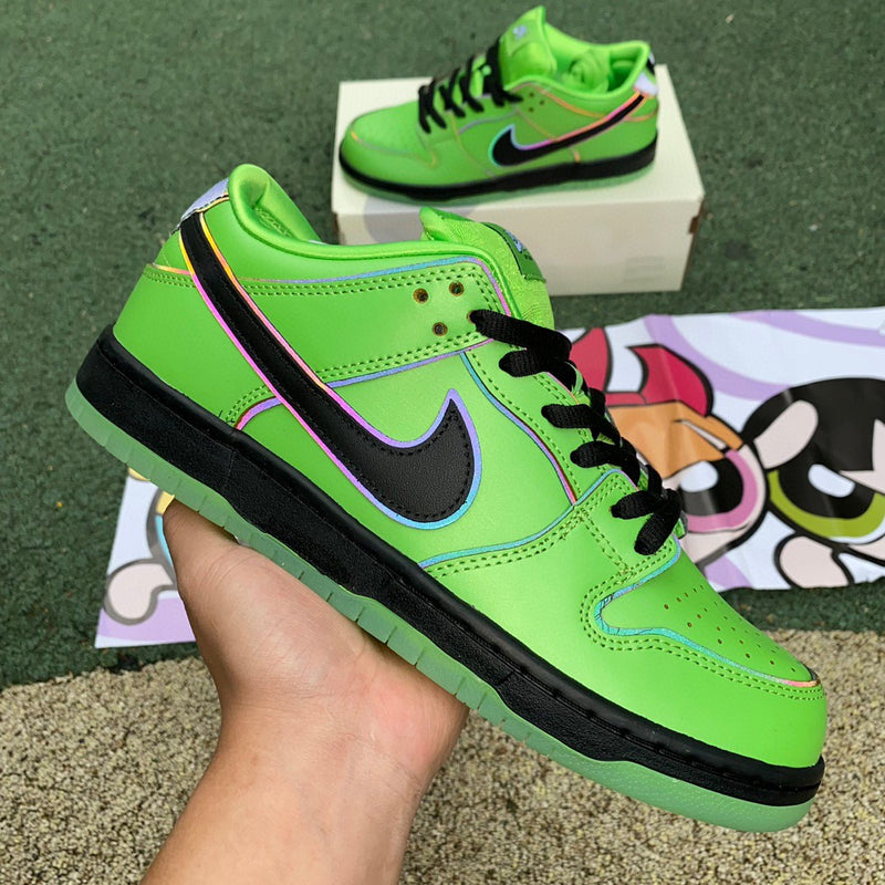 DUNK LOW PRO MENINAS SUPERPODEROSAS VERDE