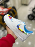 AF1 LV Branco Quadriculado 34 ao 43