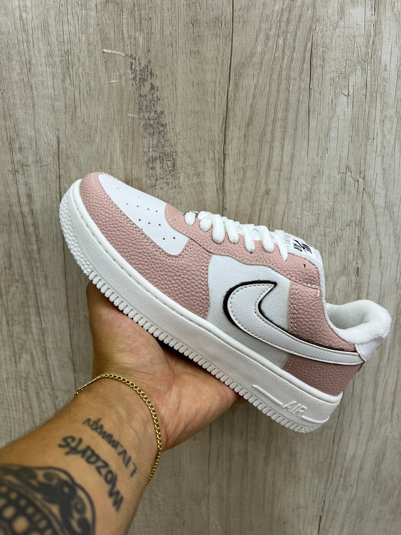 Air Force Rose com Branco Contornado