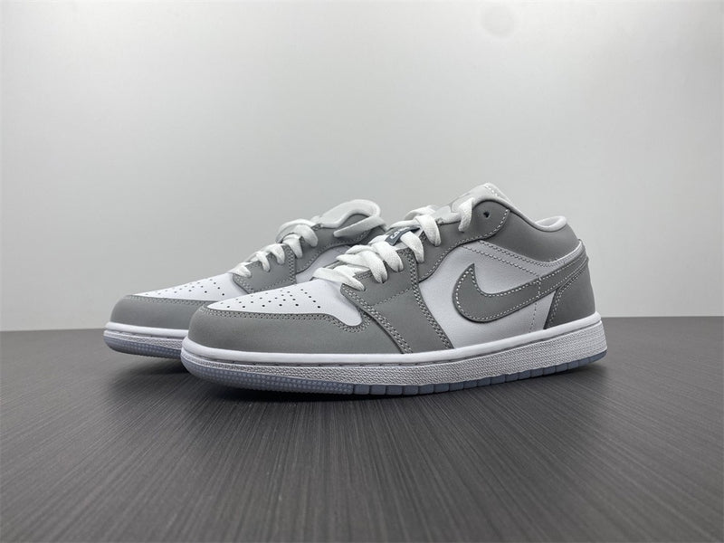 Air Jordan 1 Low Cinza Branco