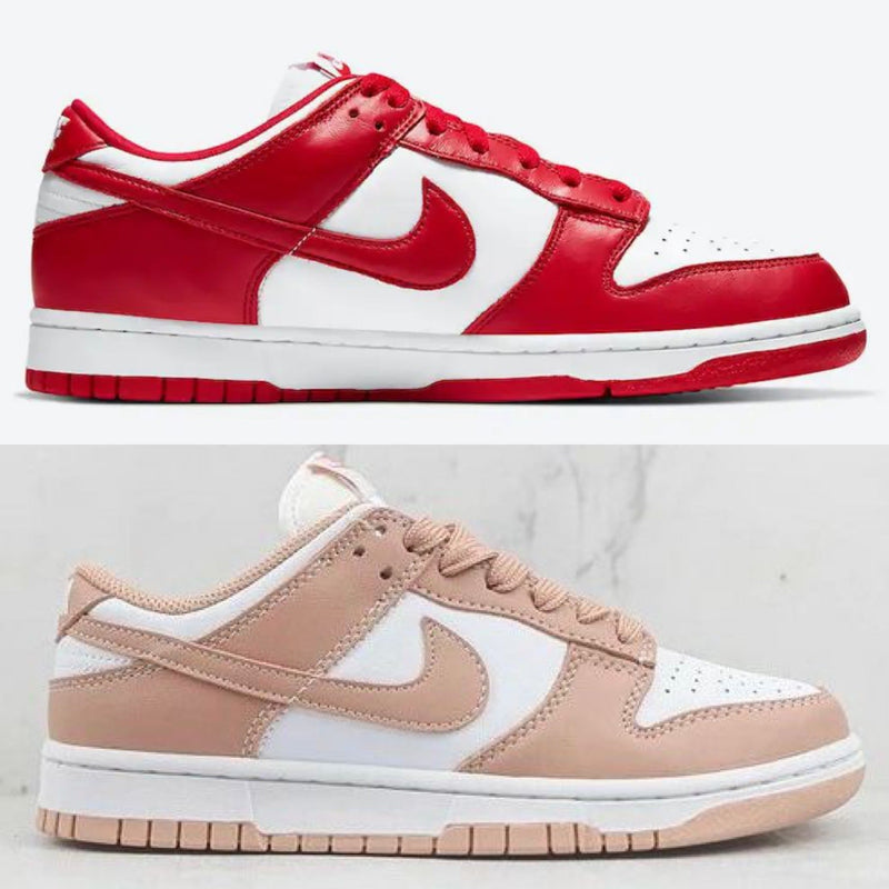 Dunk Low  vermelho/rose - Compre 1 Leve 2