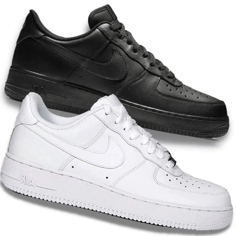 Combo 2 Pares Air Force Branco e Preto