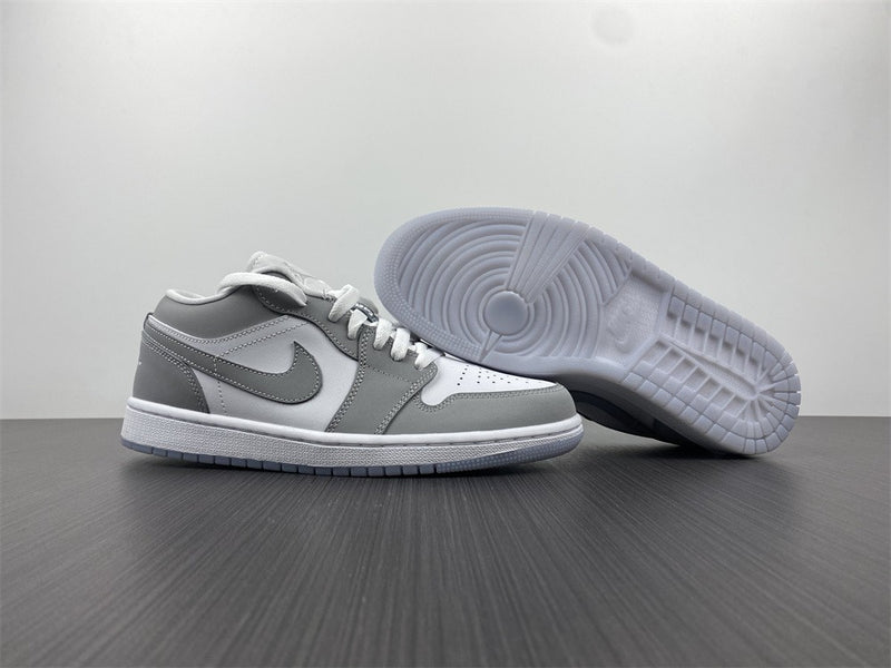 Air Jordan 1 Low Cinza Branco