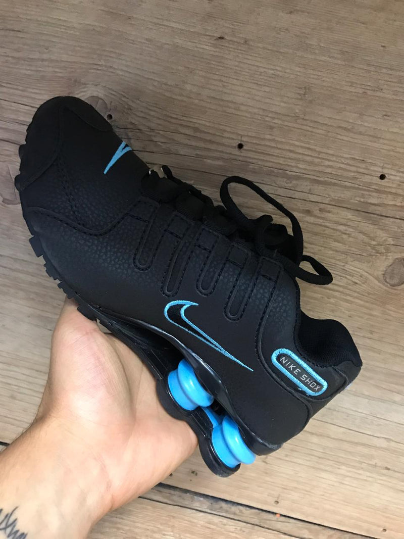 SHOX NZ PRETO AZUL BEBE FRETE GRATIS