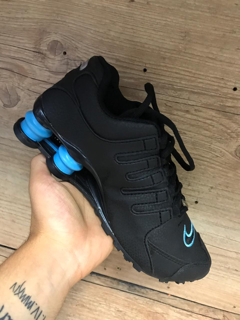 SHOX NZ PRETO AZUL BEBE FRETE GRATIS