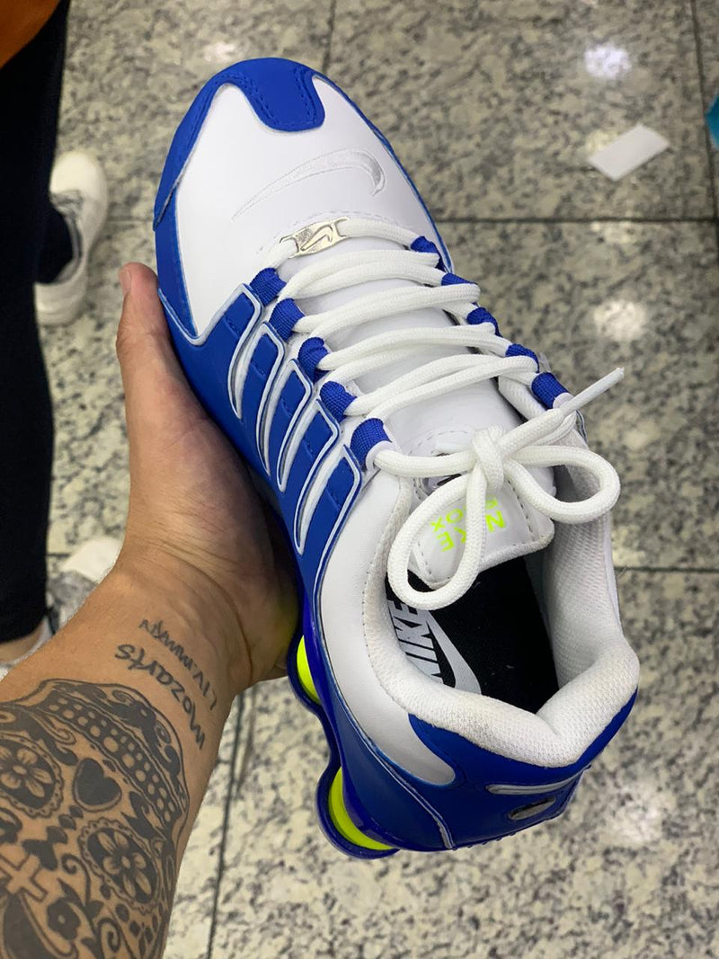 SHOX NZ AZUL COM VERDE FRETE GRATIS