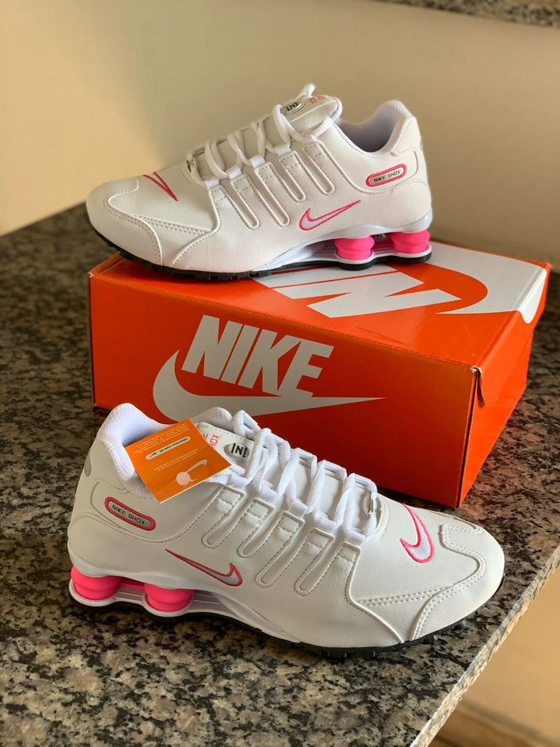 SHOX NZ BRANCO ROSA FRETE GRATIS