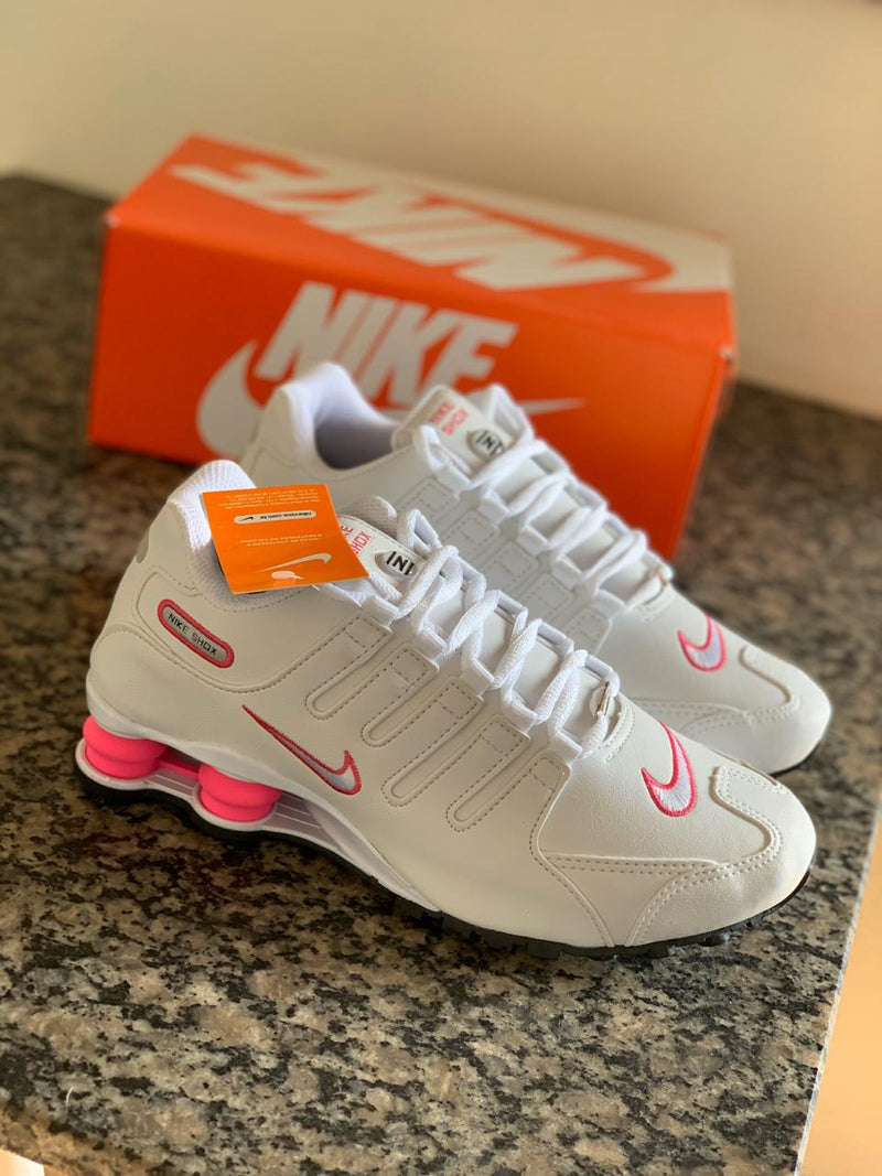 SHOX NZ BRANCO ROSA FRETE GRATIS