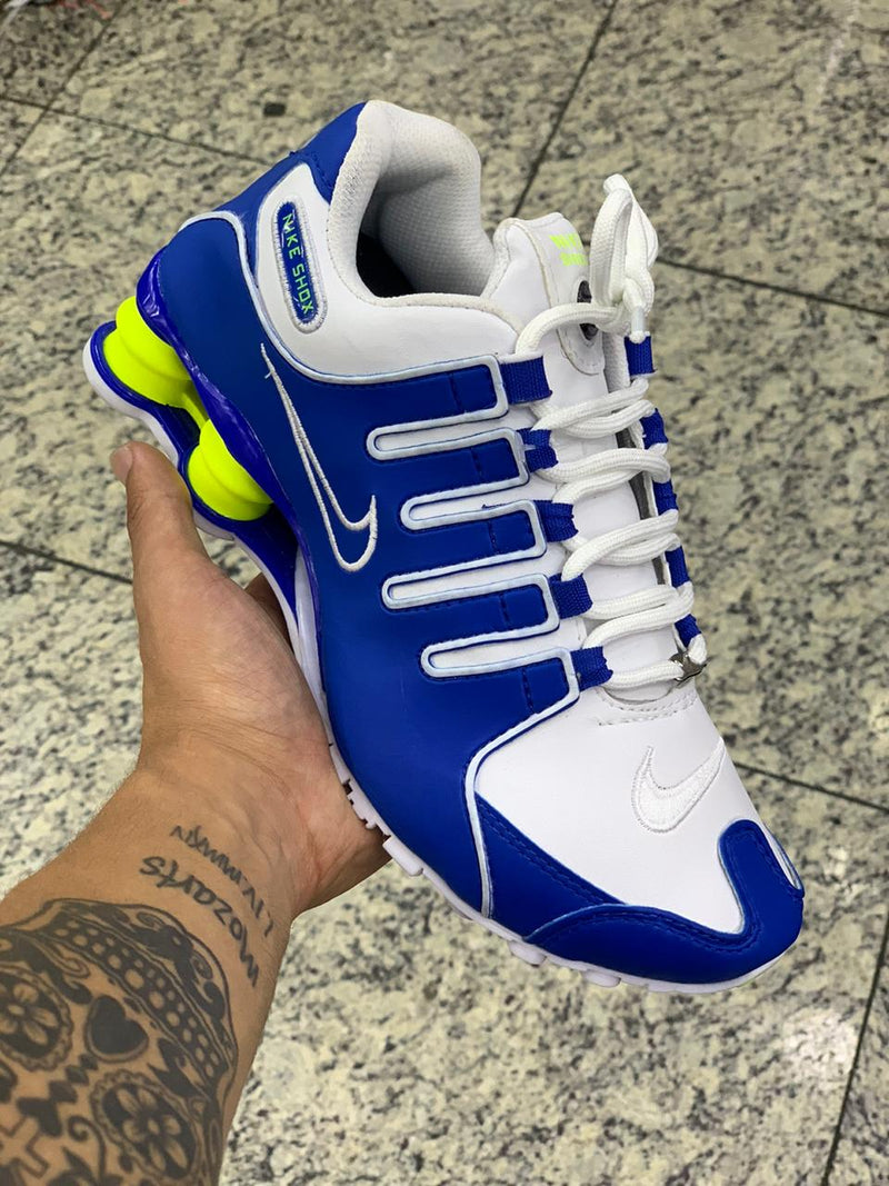 SHOX NZ AZUL COM VERDE FRETE GRATIS