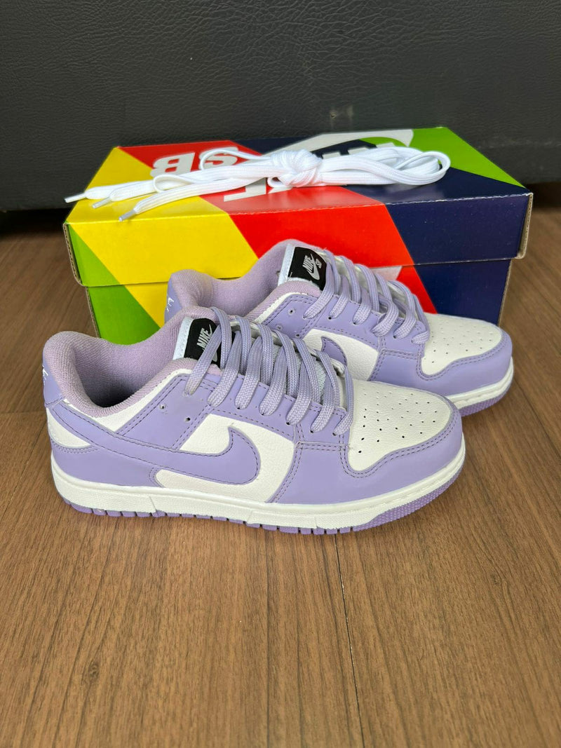 Dunk Lilas Couro Sintetico