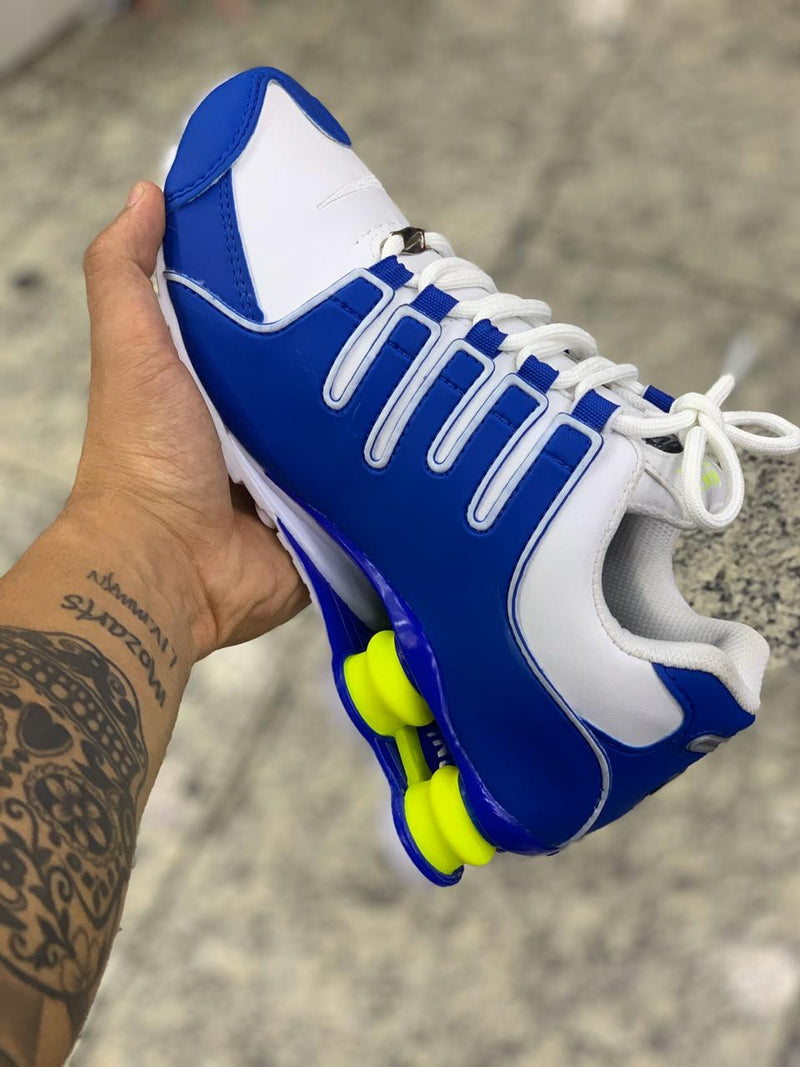 SHOX NZ AZUL COM VERDE FRETE GRATIS